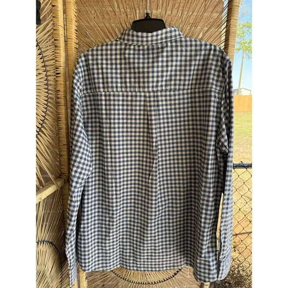 Beach & Barn Button Down Long Sleeve Shirt XL Gray New With Tags - Picture 7 of 7